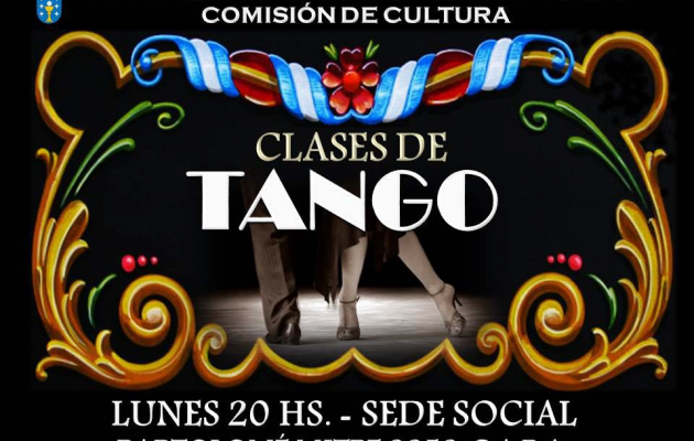 Clases de tango en el Centro Galicia de Buenos Aires