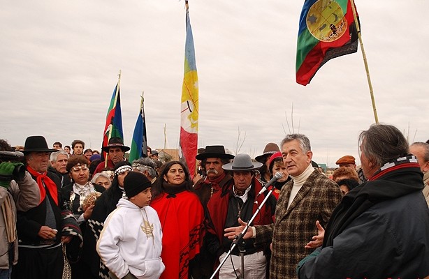 En la provincia de San Luis se inauguraron las obras en las tierras que le fueron restituídas al Pueblo Ranquel en el año 2007