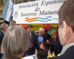 Buenos Aires celebra, España festeja. En la Avenida de Mayo, la Gran Vía de Buenos Aires, se realizó  la gran Verbena del Día de la Constitución Española