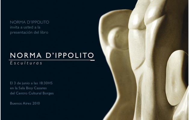 En el Centro Cultural Borges se presentará el libro: “Norma D’Ippolito esculturas”