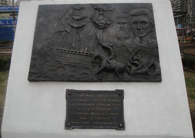 Placa en Torre de los Ingleses