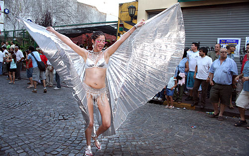 Candombe en el barrio de San Telmo