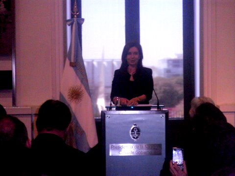 Cristina Fernández de Kirchner anunció el Plan Estratégico de Turismo 2020