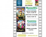 Manuelita en el Ciclo de cine infantil en La Biblioteca Franklin 2012