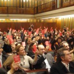 Embajador de España en Argentina, Román Oyarzún y Consejero de Empleo y Seguridad Social de la mbajada de España en Argentina, Julio Olmos Lablanca