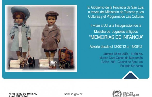 Muestra de Juguetes Antiguos «MEMORIAS DE INFANCIA»