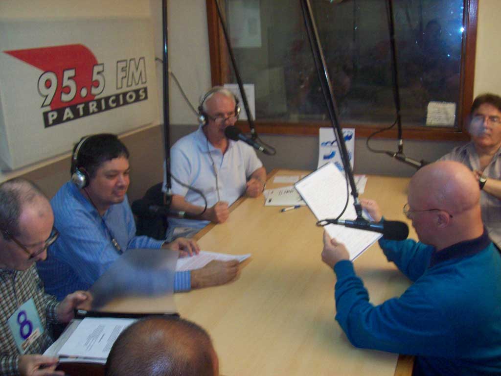Raúl Peloni en la radio