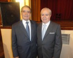 La despedida de don Julio Olmos Lablanca se realizó en el Salón Imperial del Club Español