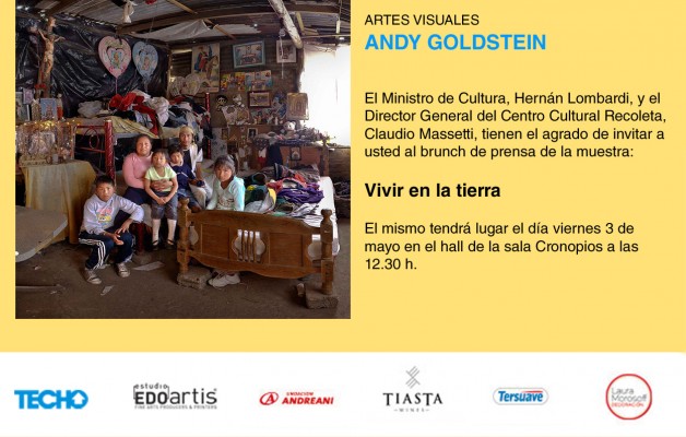 Andy Goldstein inaugura su muestra fotográfica “Vivir en la tierra”