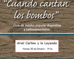 El charanguista Ariel Carlino presenta “Cuando cantan los bombos”