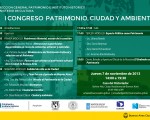 El Congreso sobre Patrimonio, Ciudad y Ambiente se realizará en La Casa del Historiador