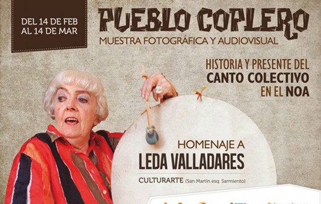 Leda Valladares será homenajeada en Jujuy, con una muestra de arte y canto coplero