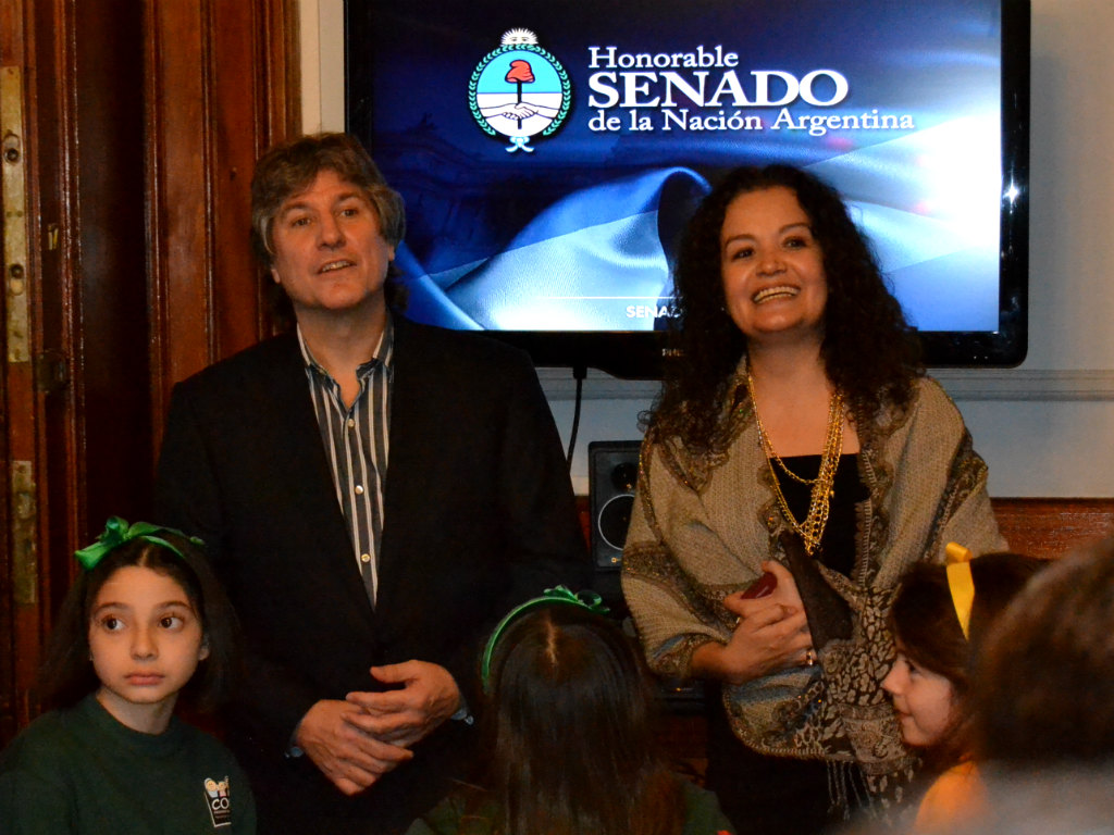 Vicepresidente de la Nación, Amado Boudou y Senadora Nacional Teresita Luna Vicepresidente de la Nación, Amado Boudou y Senadora Nacional Teresita Luna