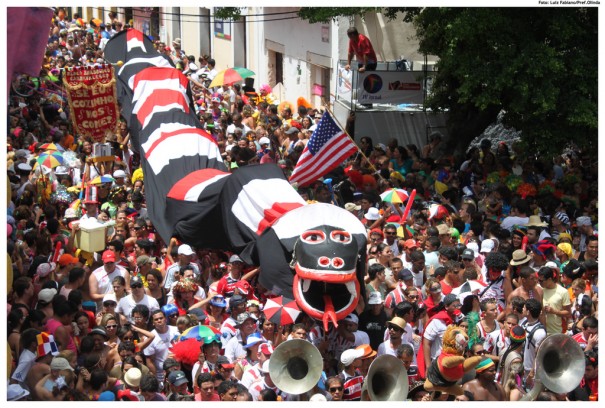 Carnaval de Olinda 2012. Crédito para Prefeitura de Olinda