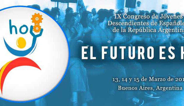 El IX Congreso de Jóvenes Descendientes de Españoles se desarrollará en Buenos Aires
