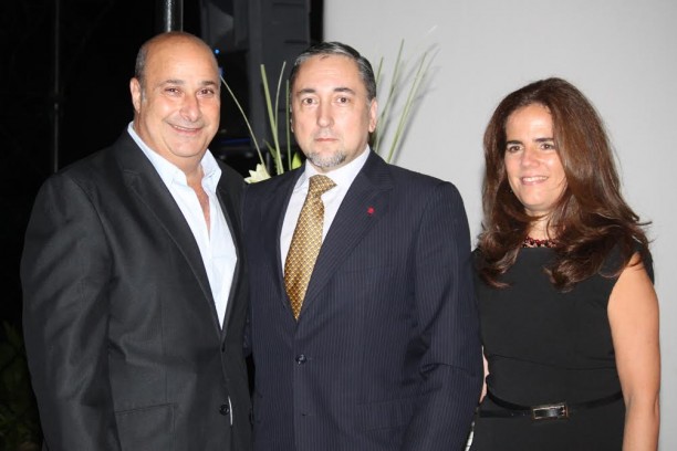 Dr. Carlos Castellano, Dr. Oscar Andrés De Masi y Arq. Marcela Fugardo