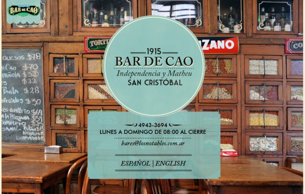 El Bar de Cao, lanzó un concurso de poesía lunfarda