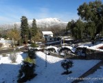 Potrero de los Funes amaneció cubierto de nieve