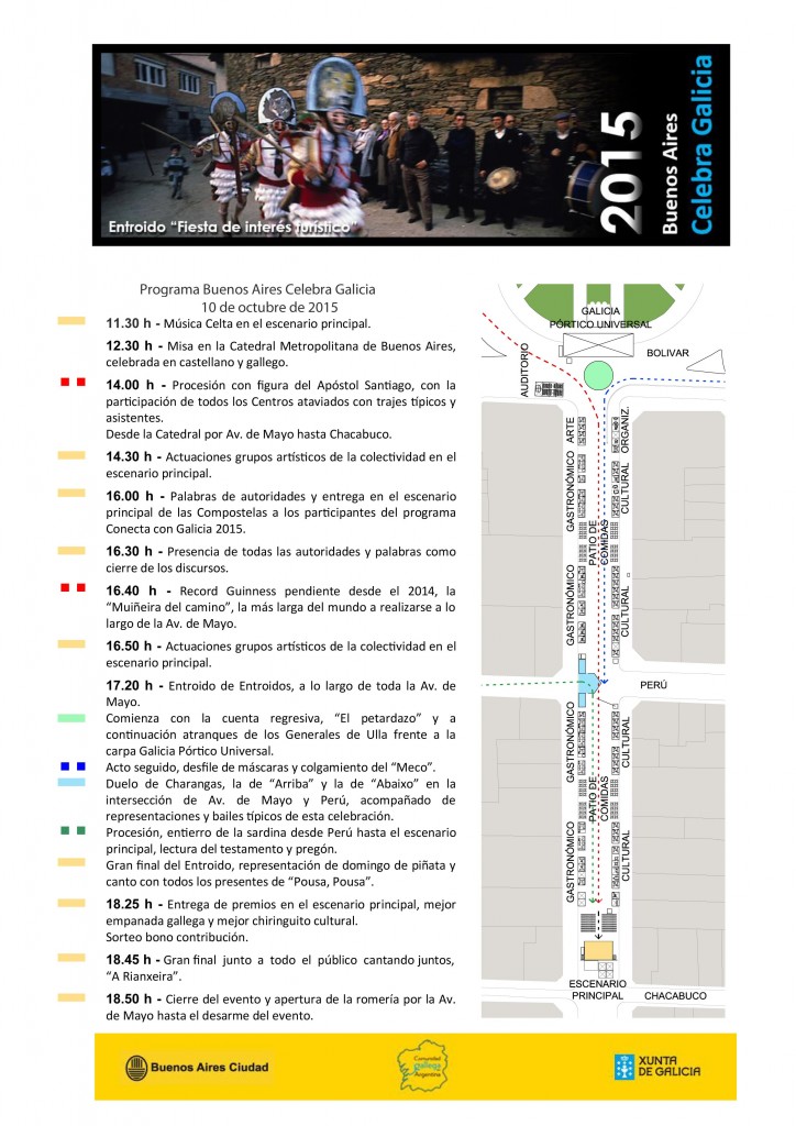 Programa Buenos Aires celebra Galicia 2015 Programa Buenos Aires celebra Galicia 2015