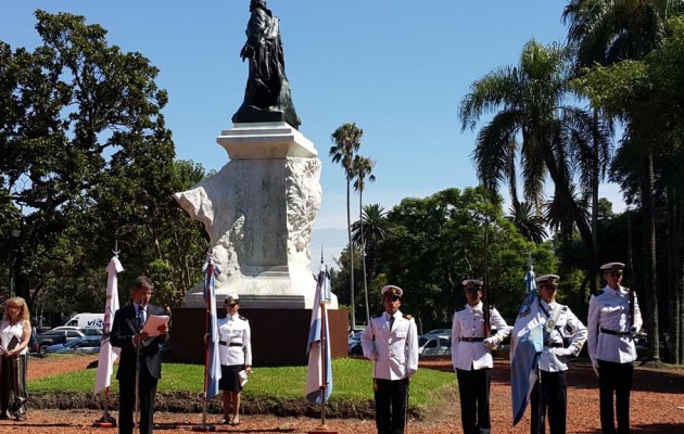 Domingo Faustino Sarmiento fue homenajeado por la Asociación Sarmientina