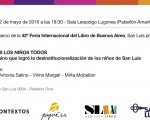San Luis presentará “Todos los niños todos” en la Feria Internacional del Libro