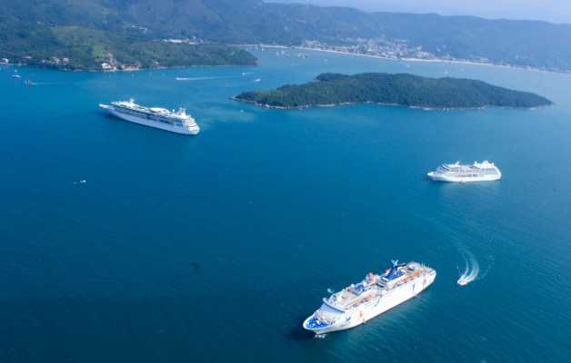 Los cruceros, una opción para viajar por aguas brasileñas