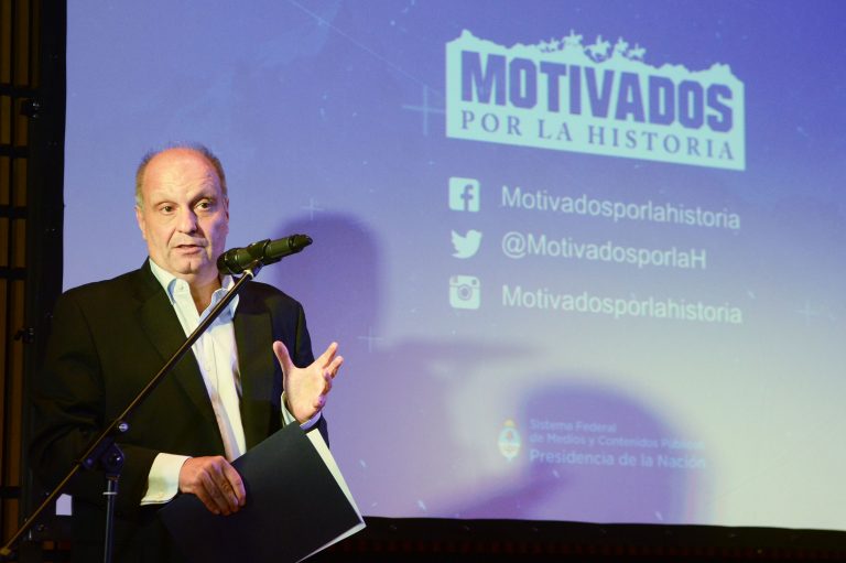 El ministro Hernán Lombardi