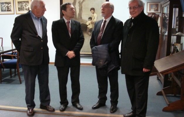 Don José Luis Mira Lema, visitó el Centro Galicia de Buenos Aires