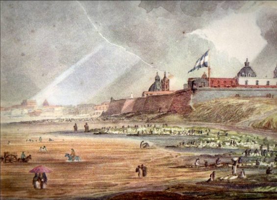 Fuerte de Bs. As. 1817 autor E. Vidal