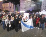 Obeliscazo gallego: la comunidad se reunió en esta primera edición para celebrar el Día de Galicia