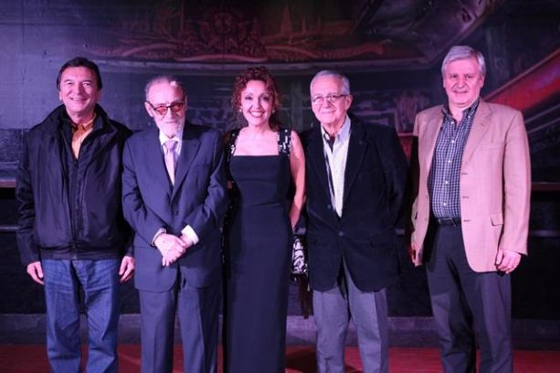 Don José María Vila Alén,Francisco Lores, Lorena Lores, Horacio Saltarelli y Emilio Raposo Varela