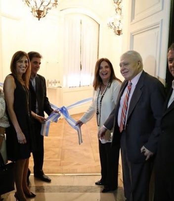 Inauguración del Museo de la Legislatura: Lic. Marisa Bergman, Cristian Ritondo, Carmen Polledo y Carlos Serafín Pérez