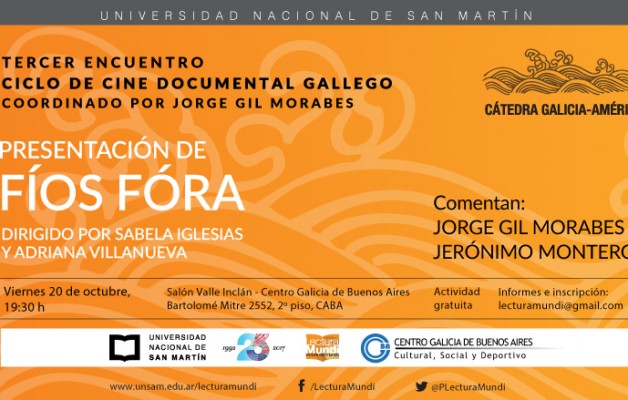 El documental FíosFóra se proyectará en el Centro Galicia de Bs. As.