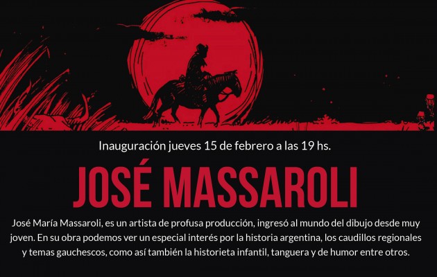 Casa de Mendoza presenta la muestra de José María Massaroli