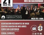 El «Mes da Galeguidade” se celebrará en la Asociación Tuy Salceda