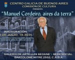 “Manuel Cordeiro, aires da terra” se inaugurará en el Centro Galicia de Buenos Aires