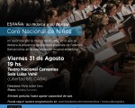 El Coro Nacional de Niños interpretará: ESPAÑA: su música y poesía