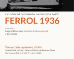 «Ferrol 1936” (2011), se proyectará en el Centro Galicia