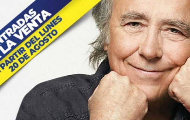 Joan Manuel Serrat actuará en el Teatro del Bicentenario de la Ciudad de San Juan