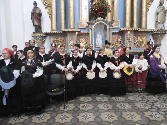 El Cruceiro Gallego fue entronizado en la Iglesia de San Ignacio de Loyola