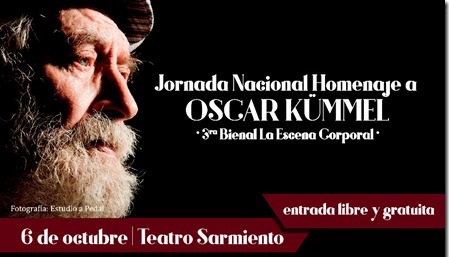 El homenaje a Oscar Kümmel se realizará en el Teatro Sarmiento de la Ciudad de San Juan