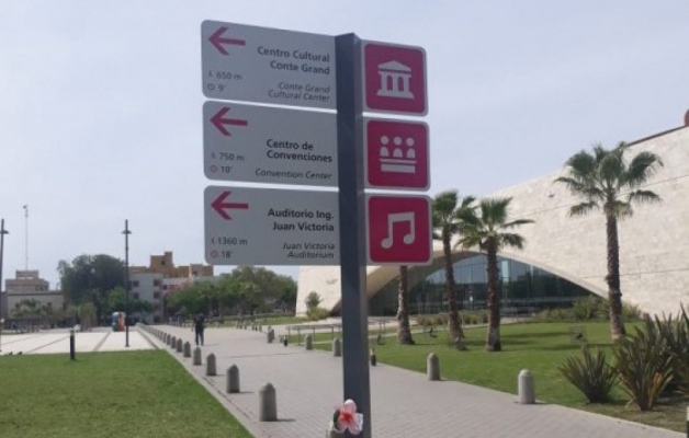 El Ministerio de Turismo y Cultura de San Juan, creó un nuevo sistema de señalización