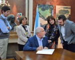 Don José Mira Lema, Consejero de Trabajo de España en Argentina visitó el Museo de la Emigración Gallega