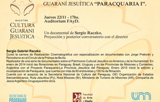 La Maestría de Cultura Guaraní Jesuítica se realizará en Oberá, Misiones
