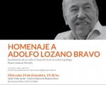 Homenaje a Adolfo Lozano Bravo en el Centro Galicia de Buenos Aires