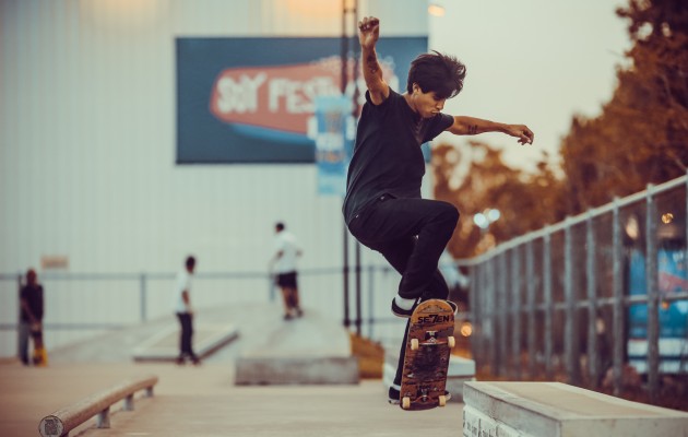 En Tecnópolis funciona una de las pistas de skate más grandes de la Argentina