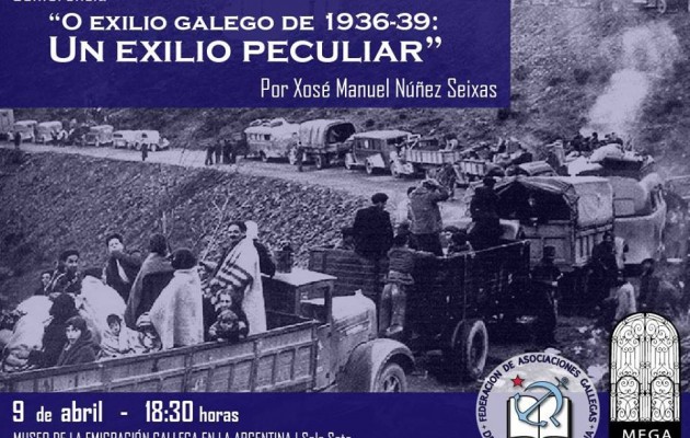 Xosé Manuel Núñez Seixas brindará la conferencia «O exilio Galego de 1936-39”