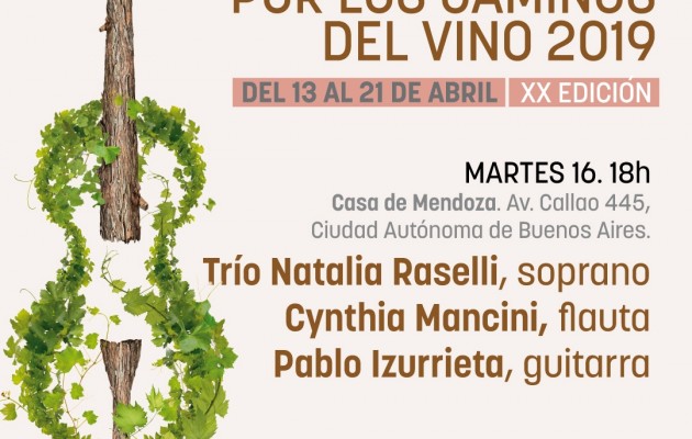 Por los caminos del vino 2019, en la Casa de Mendoza