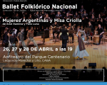 Semana Santa: el Coro Nacional de Jóvenes y el Ballet Foklórico Nacional actuarán en Parque Centenario