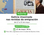 “Galicia imaxinada nas revistas da emigración” se expondrá en el Palacio de la Legislatura